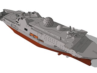 精细船只军事模型军舰 航母 潜水艇(23)